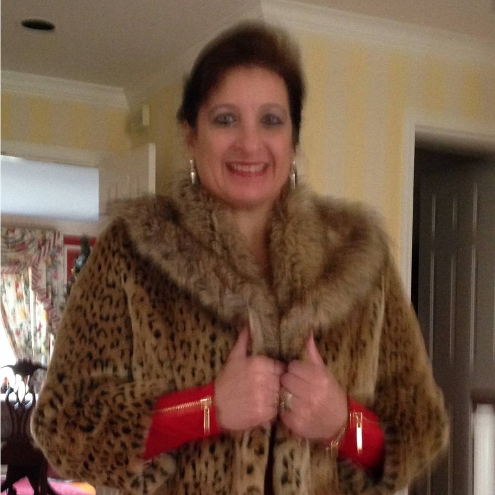 INC International Concepts Animal Print Teddy Jacket